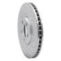 R1 03-05 Jaguar VanDEN PLAS Front Right Drilled & Slotted Silver Brake Rotor