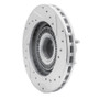 R1 98-02 Ford Ranger (USA/Canada) Front Right Drilled & Slotted Silver Brake Rotor