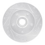 R1 98-02 Ford Ranger (USA/Canada) Front Right Drilled & Slotted Silver Brake Rotor