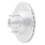 R1 98-02 Ford Ranger (USA/Canada) Front Right Drilled & Slotted Silver Brake Rotor