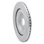 R1 10-24 Jaguar XF Rear Right Drilled & Slotted Silver Brake Rotor