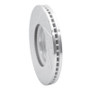 R1 06-08 Jaguar S-Type Front Right Drilled & Slotted Silver Brake Rotor