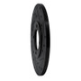 R1 76-81 Toyota Celica Front Right Drilled & Slotted Black Brake Rotor