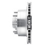 R1 92-94 Ford E-350 Econoline Club Wagon Front Left Drilled & Slotted Silver Brake Rotor