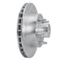 R1 86-92 Ford Explorer Front Left Drilled & Slotted Silver Brake Rotor