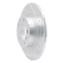 R1 15-26 BMW 228I xDrive Gran Coupe Front Right Drilled & Slotted Silver Brake Rotor