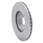 R1 01-08 Ford Mondeo (Mexico) Front Right Drilled & Slotted Silver Brake Rotor