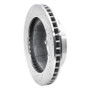 R1 80-94 Ford F-250 4WD (Excl Super Duty) Front Right Drilled & Slotted Silver Brake Rotor
