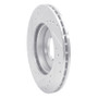 R1 84-87 Audi Coupe Front Right Drilled & Slotted Silver Brake Rotor