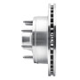 R1 80-85 Ford E-350 Econoline Club Wagon Front Right Drilled & Slotted Silver Brake Rotor