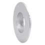 R1 13-16 Mini Cooper Countryman Rear Right Drilled & Slotted Silver Brake Rotor