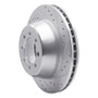 R1 75-94 Ford E-350 Econoline Front Right Drilled & Slotted Silver Brake Rotor