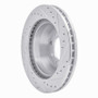 R1 75-94 Ford E-350 Econoline Club Wagon Front Left Drilled & Slotted Silver Brake Rotor