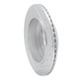 R1 10-11 Ford Ranger (USA/Canada) Rear Left Drilled & Slotted Silver Brake Rotor