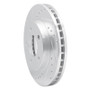 R1 01-07 Buick Rendezvous Front Left Drilled & Slotted Silver Brake Rotor