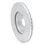 R1 13-22 Buick Encore Front Right Drilled & Slotted Silver Brake Rotor