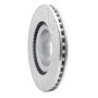 R1 15-23 Ford Mustang Front Left Drilled & Slotted Silver Brake Rotor