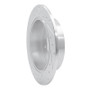 R1 07-15 Mitsubishi Lancer Rear Right Drilled & Slotted Silver Brake Rotor