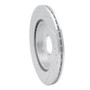 R1 00-06 Ford Thunderbird Rear Right Drilled & Slotted Silver Brake Rotor