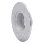 R1 75-80 Triumph TR7 Front Right Drilled & Slotted Silver Brake Rotor