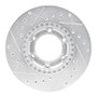 R1 81-87 Dodge Raider Front Right Drilled & Slotted Silver Brake Rotor