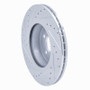 R1 11-16 BMW 528I Front Right Drilled & Slotted Silver Brake Rotor