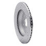 R1 19-25 Subaru Crosstrek Rear Right Drilled & Slotted Silver Brake Rotor