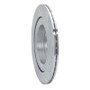 R1 19-25 Subaru ASCENT Rear Left Drilled & Slotted Silver Brake Rotor