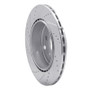 R1 18-25 Subaru WRX STI Rear Right Drilled & Slotted Silver Brake Rotor
