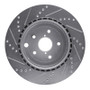 R1 18-25 Subaru WRX STI Rear Right Drilled & Slotted Silver Brake Rotor