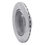 R1 18-25 Subaru WRX STI Rear Left Drilled & Slotted Silver Brake Rotor