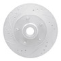 R1 73-73 Ford Country Squire Front Left Drilled & Slotted Silver Brake Rotor