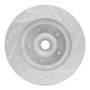 R1 73-73 Ford Country Squire Front Left Drilled & Slotted Silver Brake Rotor