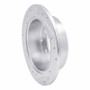 R1 04-12 Mitsubishi Eclipse Rear Right Drilled & Slotted Silver Brake Rotor