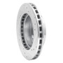 R1 81-94 Ford Escort Front Left Drilled & Slotted Silver Brake Rotor