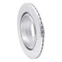 R1 93-99 Dodge STEALTH Rear Left Drilled & Slotted Silver Brake Rotor