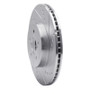 R1 17-23 Subaru Impreza Front Right Drilled & Slotted Silver Brake Rotor
