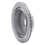 R1 06-14 Subaru B9 TRIBECA Rear Left Drilled & Slotted Silver Brake Rotor