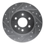 R1 06-06 Buick TERRAZA Rear Left Drilled & Slotted Silver Brake Rotor