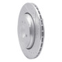 R1 01-06 BMW 330I Rear Right Drilled & Slotted Silver Brake Rotor