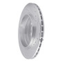 R1 01-06 BMW 330CI Rear Left Drilled & Slotted Silver Brake Rotor