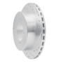 R1 91-99 Dodge STEALTH Rear Right Drilled & Slotted Silver Brake Rotor