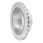 R1 91-99 Dodge STEALTH Rear Left Drilled & Slotted Silver Brake Rotor