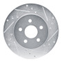 R1 88-88 Pontiac Fiero Rear Right Front Right Drilled & Slotted Silver Brake Rotor