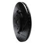 R1 08-17 Cadillac CTS Front Right Drilled & Slotted Black Brake Rotor