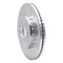 R1 09-20 Chevrolet TAHOE Front Right Drilled & Slotted Silver Brake Rotor