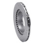 R1 83-89 Chrysler Conquest Rear Left Drilled & Slotted Silver Brake Rotor