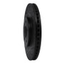 R1 14-19 Nissan Rogue Front Right Drilled & Slotted Black Brake Rotor