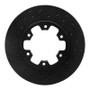 R1 83-85 Nissan 720 DATSUN Front Left Drilled & Slotted Black Brake Rotor