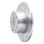 R1 76-76 BMW 530I Front Right Drilled & Slotted Silver Brake Rotor